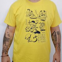 T-Shirt Yes Babe - Amarela